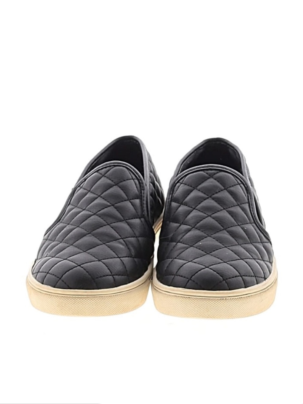 Steve Madden Black Quilted Slip On
